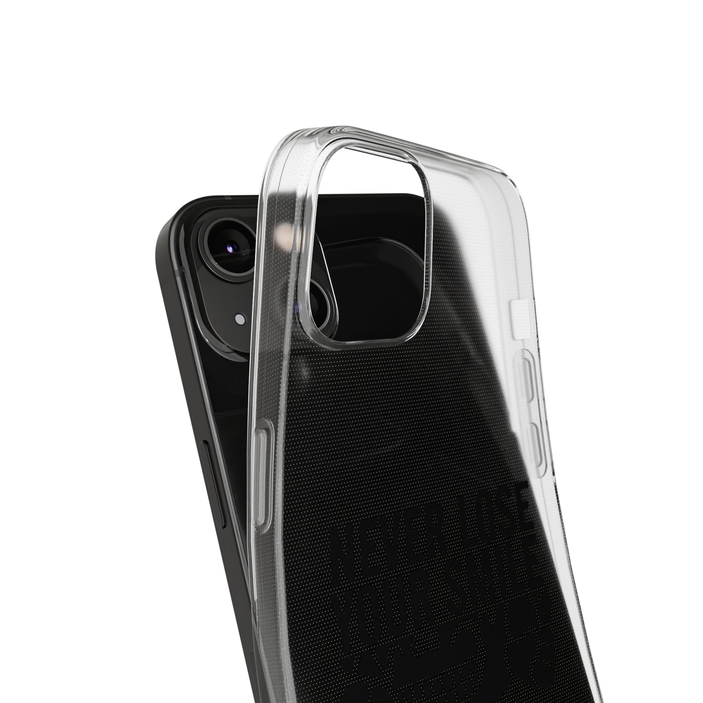 Never Lose Your Smile Phone Case (Black)