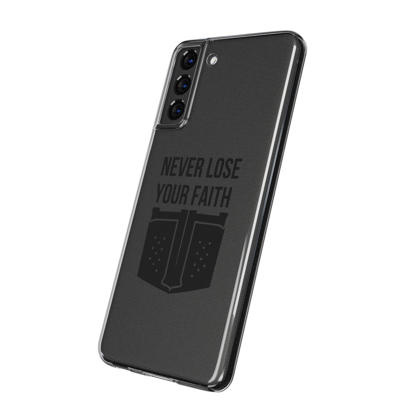 Never Lose Your Faith Phone Case (Black)