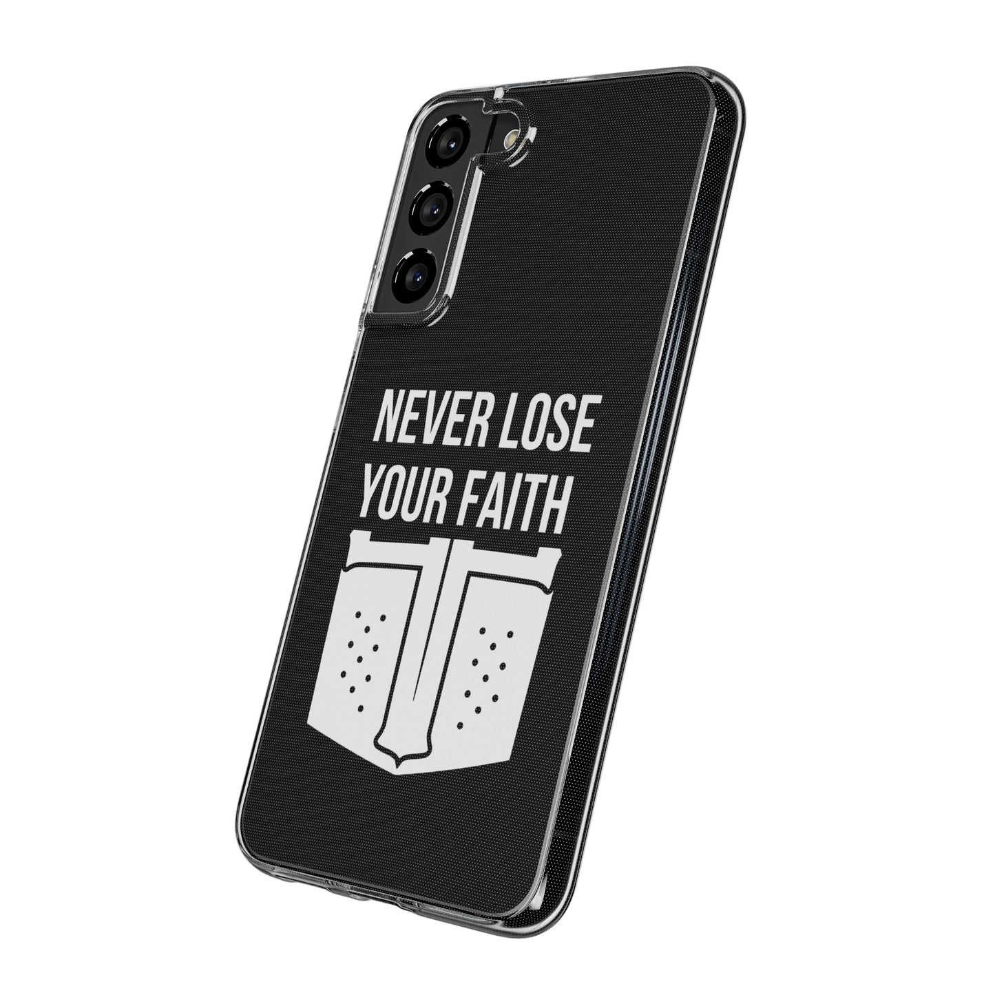 Never Lose Your Faith Phone Case (White)