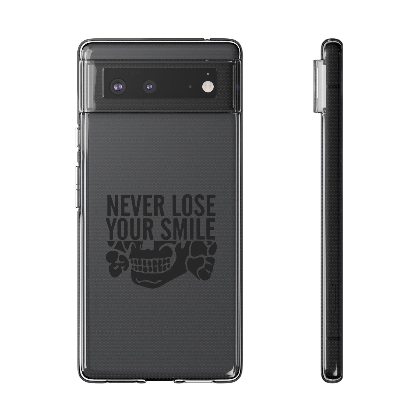 Never Lose Your Smile Phone Case (Black)