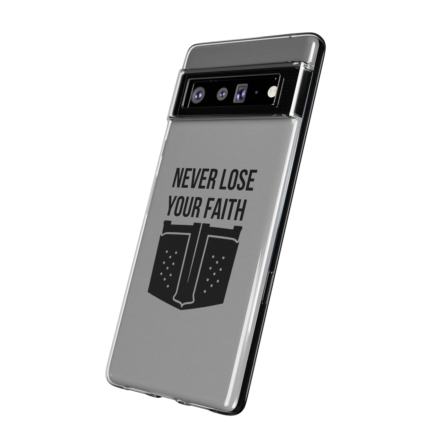 Never Lose Your Faith Phone Case (Black)