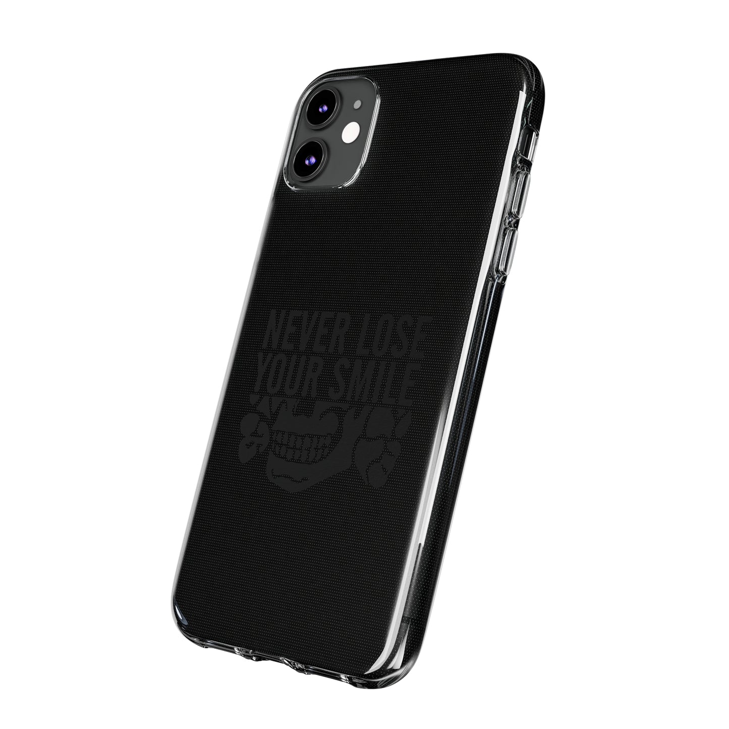 Never Lose Your Smile Phone Case (Black)