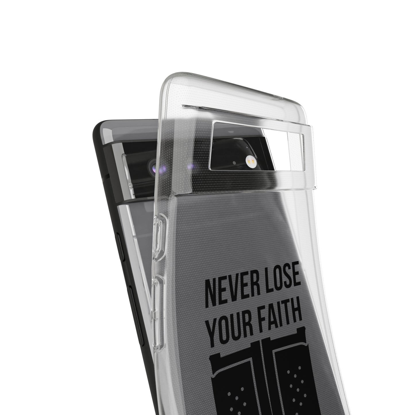 Never Lose Your Faith Phone Case (Black)