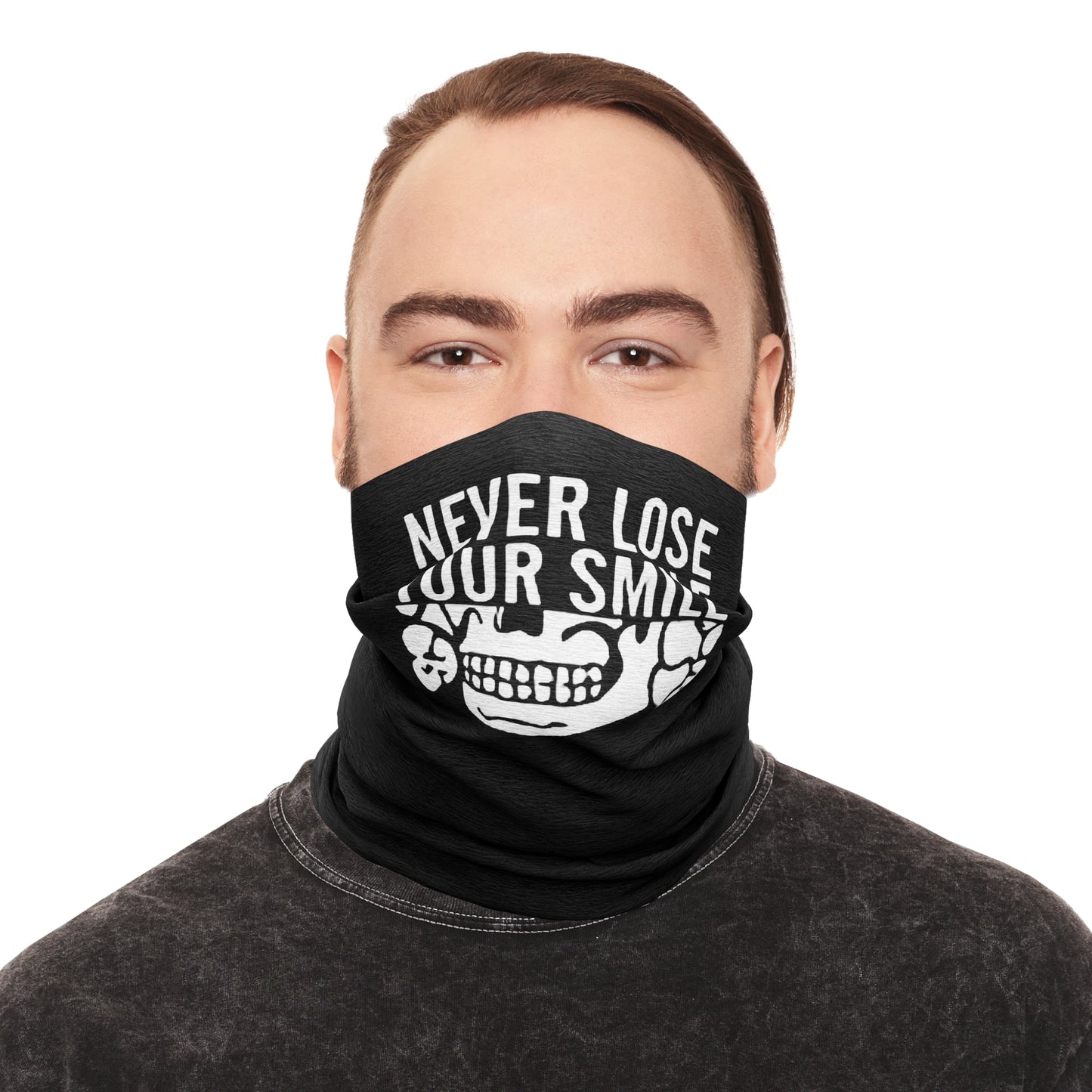 Never Lose Your Smile Tube Scarf