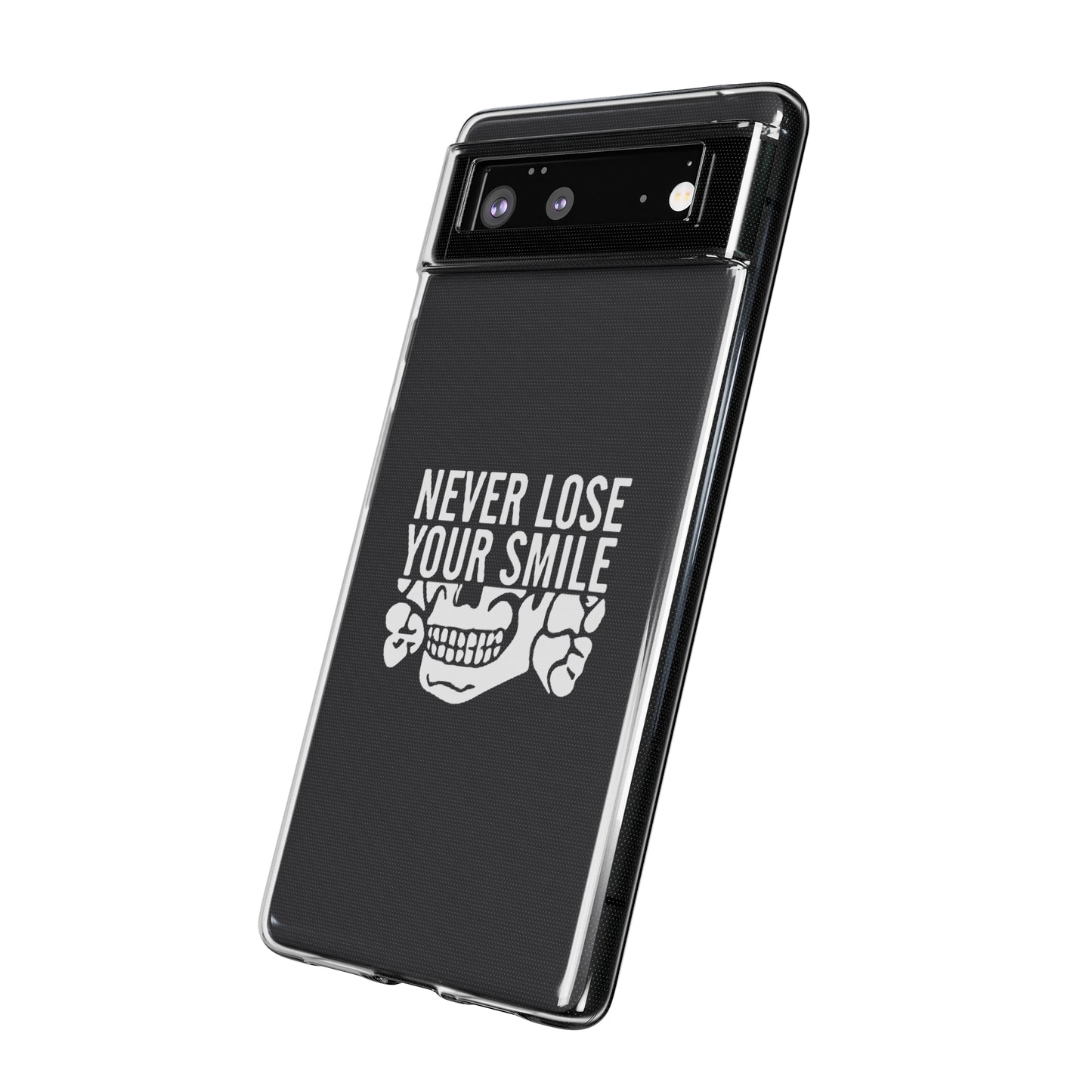 Never Lose Your Smile Phone Case (White)