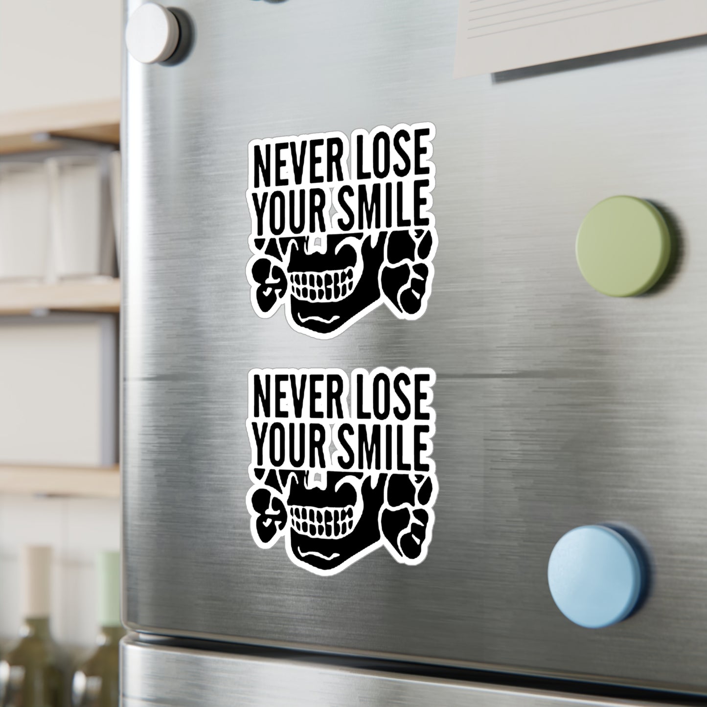 Never Lose Your Smile Vinyl Stickers