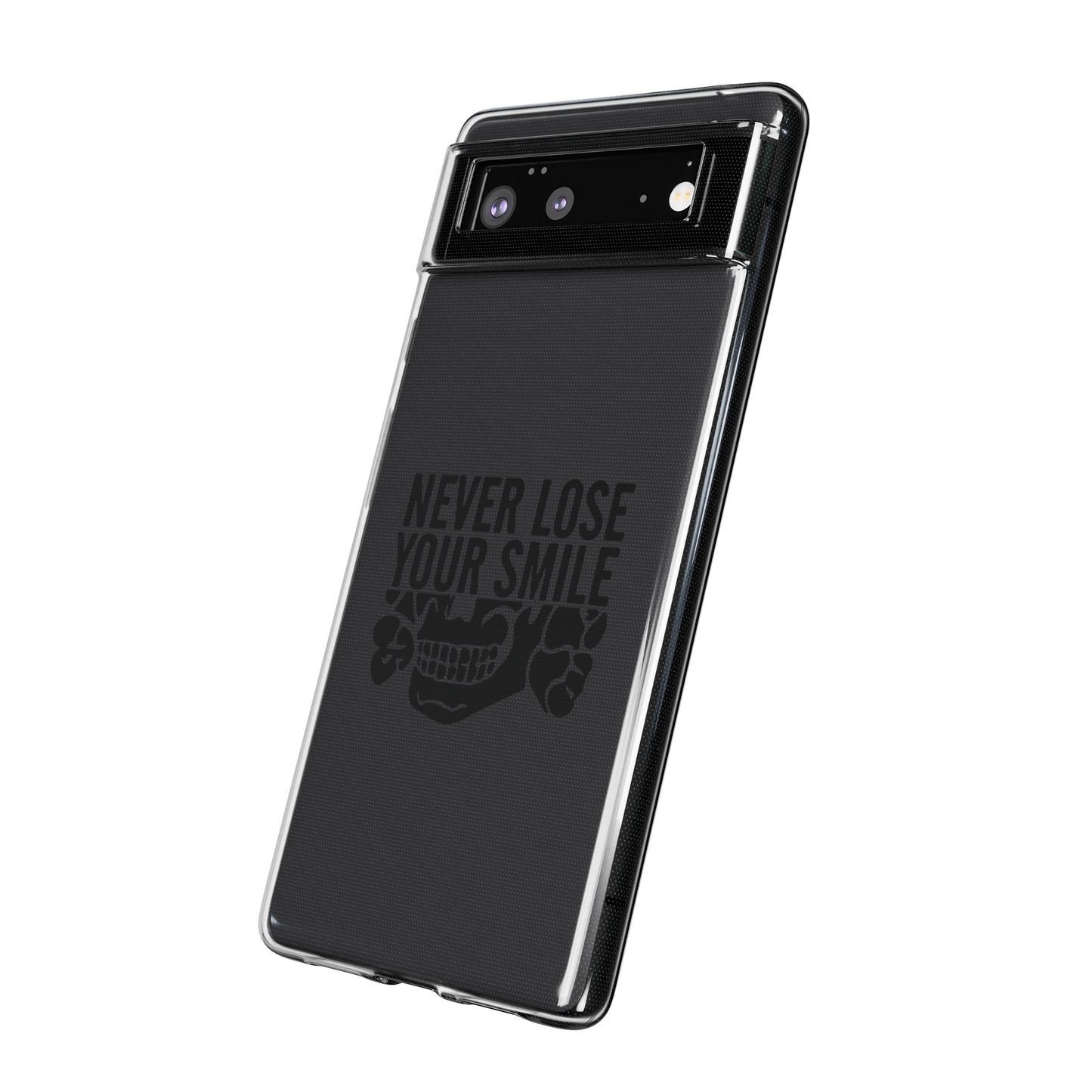 Never Lose Your Smile Phone Case (Black)