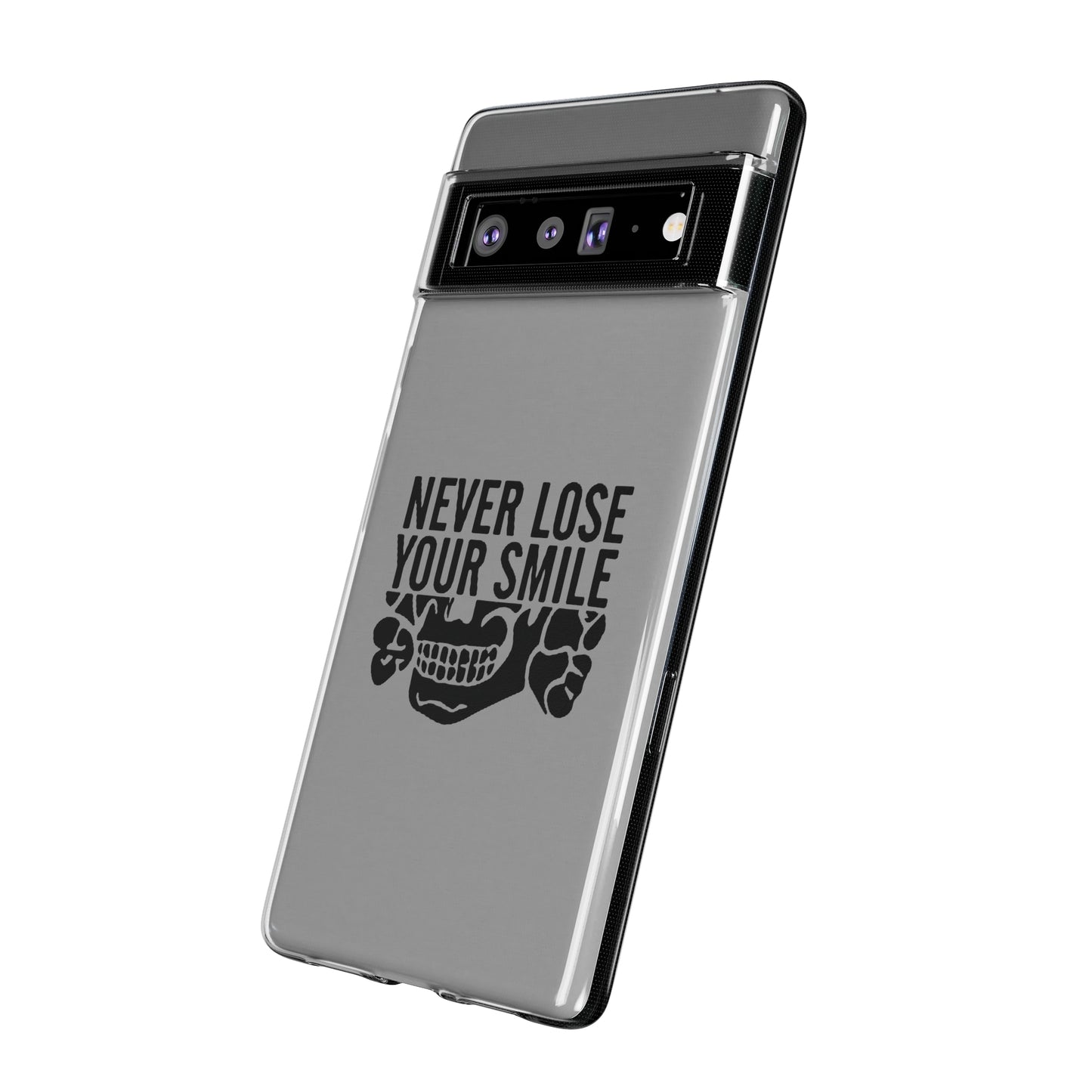 Never Lose Your Smile Phone Case (Black)